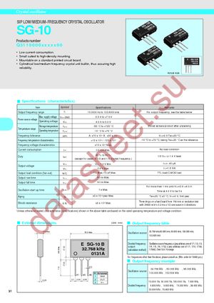 SG-210SDB 48.0000MC3 datasheet  